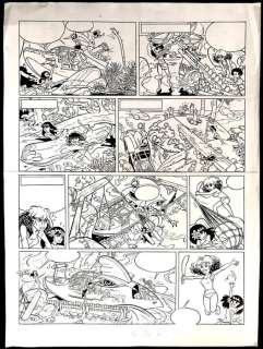 Franka 3 - Zeer grote originele pagina - De Terugkeer van de Noorderzon - Indian ink on paper - (1977/1985) | Catawiki