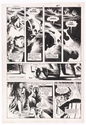 THE DEMON VOL. 2 #2 FEBRUARY 1987 ORIGINAL ART PAGE BY MATT WAGNER. | Hake’s