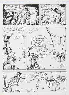 Lacroix | Bibi Fricotin, planches n°20 et 21 Ã  l’encre de … | Banque Dessinée