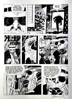 Domingo Mandrafina - « La Grande Arnaque » Planche Originale n° 108