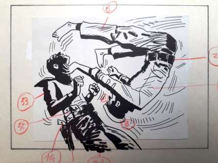 Corto Maltese - 2x esecutivi di stampa "Corto e i Cangaceiros" - Loose page - (1975) | Catawiki