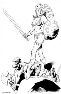 Kevin Nowlan | Red Sonja | Comic Art Source