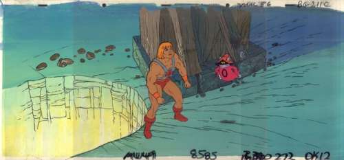He-Man And The Masters Of The Universe - complete panoramic scene (5 foils and painted background) - First edition - (1983/1985) | Catawiki