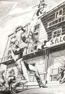 Tex - Lino Jeva - Illustrazione originale - Loose page | Catawiki