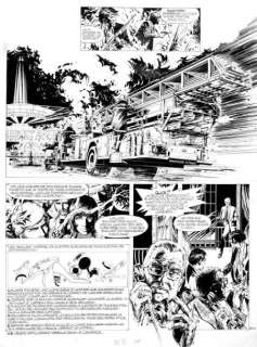 Vance William. (Né En 1935) | VANCE William. Â«Bruno BrazilÂ». Encre de Chine pour la planche 6 de l’a | Tessier Sarrou