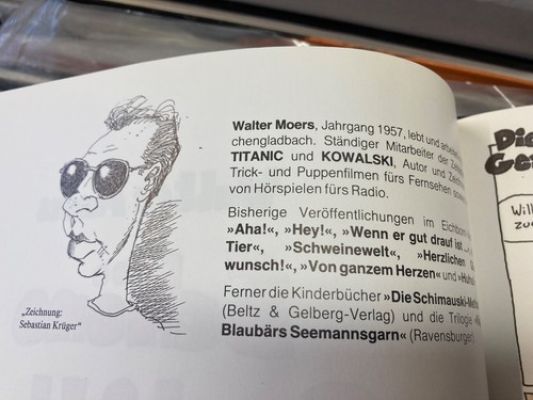 Originalzeichnung Walter Moers signiert Bleistift Schöne Geschichten v Arschloch | eBay Europe (Buy It Now)