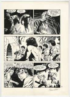Tex #349 - Fabio Civitelli - original page "Abissi" - Loose page - (1989) | Catawiki