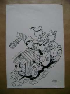 Voges, Carol | Original cover drawing  - Donald Duck 22  - (1968) | Catawiki