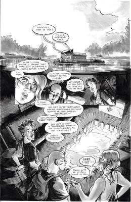 Nate Powell | Twilight Zone Issue 4 - Pg. 1 | Athenaeum Comic Art