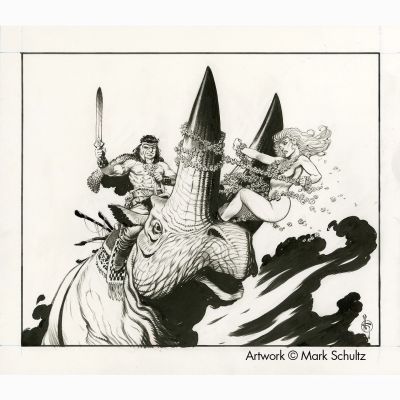 Mark Schultz | Arisnoitherium Illustration | Flesk