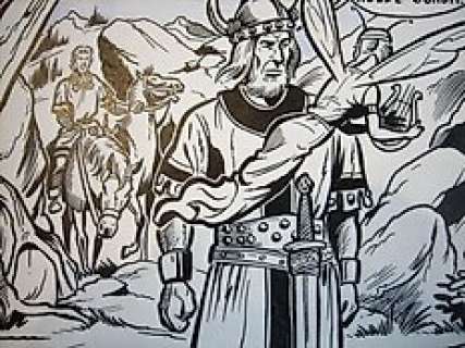 De Rode Ridder 12 - Originele pagina (p.12) - De hoorn van Horak - Loose page - (1962) | Catawiki