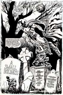 Mike Dutkiewicz - the spectre #24 p 1 splash (awesome spectre image) 1994