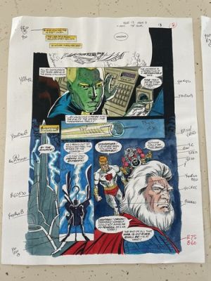 ZERO HOUR #3 ART original comic COLOR GUIDE LEGION NEW GODS ORION LIGHTRAY | eBay US (Buy It Now)