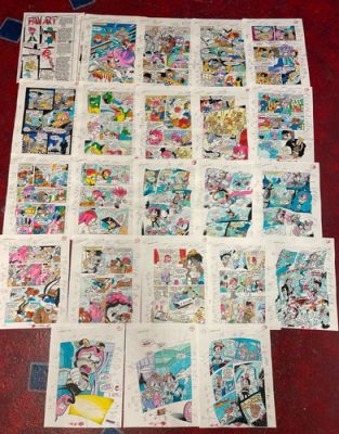 KNUCKLES #14 ART comic color guides 1998 SET Complete 22 pages SONIC HEDGEHOG | eBay US (Buy It Now)