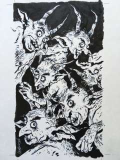 Chabouté, Christophe - Dessin original - Diables | Catawiki