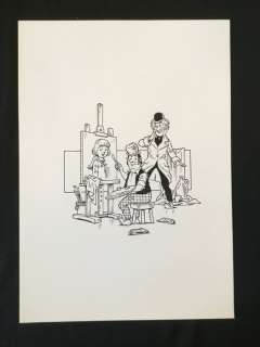 Goossens, Eugeen - Originele illustratie tbv. prent - Robert en Bertrand 2 - Het opgejaagde weeskind - (2012) | Catawiki