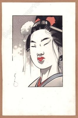 Michetz Dessin Original Un Autre Visage 5 17,7x27cm | eBay Europe (Buy It Now)