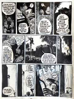 Philippe Vuillemin | « Ramon Lopez  » L’Echo des Savanes  » – Planche originale – Page 13 – Vuillemin | Zic et Bul