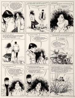 Vance | XIII - La nuit du 3 aoÃ»t Encre de Chine pour la planche 45 de l’album. | Millon