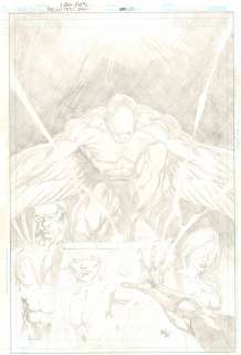 Ivan Reis - Brightest day #5 cover - deadman, hawk and dove - 2010 signed