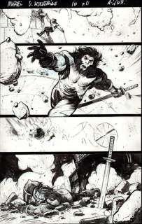 Ultimate Wolverine Issue 10, page 11 Omega Red battle scene | Comix Art Studio