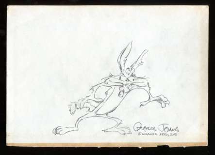 Chuck Jones, Production Drawing Wile E. Coyote | Weiss Auctions
