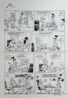 Alain Sirvent - Les Toubibs – « MST » – Planche Originale