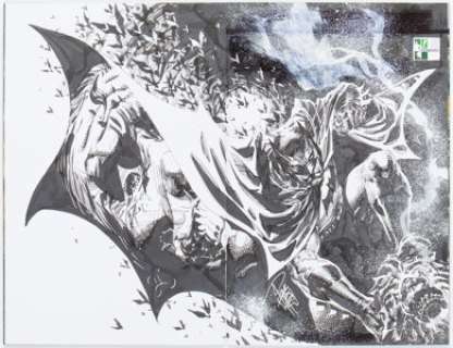 Phillip Tan Batman #75 Wraparound Sketch Cover Variant Original Art (DC, 2019) CGC Signature Series NM/MT 9.8 White - | Heritage