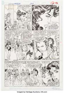 Pérez , George | George Pérez and Cynthia Martin War of the Gods #1 Story Page 9 Original Art (DC, 1991).... | Heritage