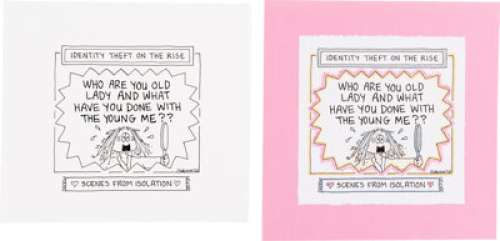 Guisewite, Cathy | Cathy Guisewite Scenes from Isolation Page 77 Single Panel Comic Illustration Original Art (Andrews McMeel Publish... (Total: 2 Original Art) | Heritage