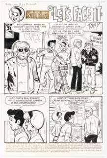 Goldberg, Stan - Stan Goldberg, Jon D‘Agostino, and Joe Edwards Sabrina #26 Complete Issue Original Art Group of 22 (Archie, 1975).... (Total: 22 Original Art)