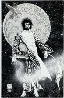 Unidentified Alternative Art Comic Artist | Joshua Derstine (as The Art Jedi) and John Livesey - Sandman Illustration Original Art (undated).... | Heritage