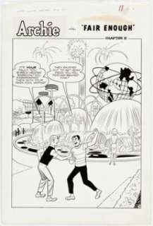 Bob White and Marty Epp Life with Archie #31 Complete 6-Page Chapter "Fair Enough" Original Art (Archie, 1964). (Total: 6 Original Art) | Heritage
