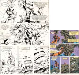 Armando Gil What If...? #50 Wolverine vs. Hulk Story Page Original Art (Marvel, 1993). (Total: 2 Original Art) | Heritage