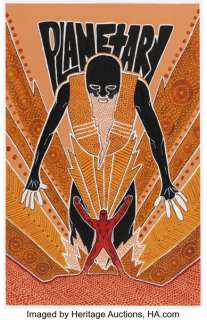 John Cassaday Planetary #15 Cover Original Art (DC/Wildstorm, 2001).