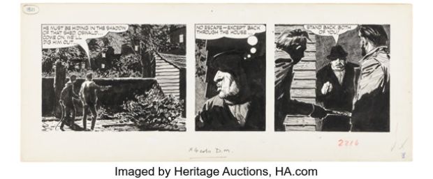 David Wright Carol Day #1801 Daily Comic Strip Original Art (London Daily Mail, 1962). | Heritage