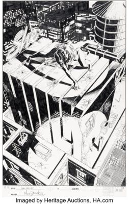 Mike Deodato Jr. She-Hulk Unpublished Cover Original Art (Marvel, c. 2008). | Heritage