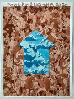 Torres, Daniel - Dessin original couleur - People & Home 2020 - (2020) | Catawiki