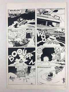 Attilio Micheluzzi - tavola originale "Rosso Stenton - Shanghai" - Loose page | Catawiki