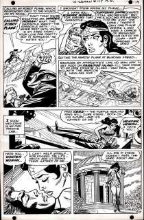 Irv Novick Mike Esposito - Wonder Woman #175 P 15 (Silver Age, Wonder Woman Kisses Steve Trevor!) 1967