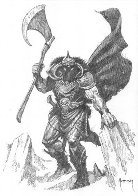 The Death Dealer – The Warlord of Shadows | Corner4art