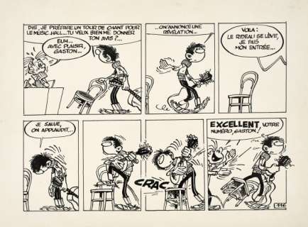 André Franquin & Jidéhem (Jean de Mesmaeker Dit) | Gaston Lagaffe | Artcurial