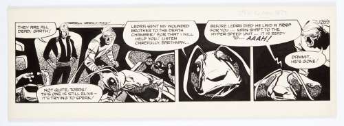 Garth: Bubble Man. Original artwork (1975) drawn and signed by Frank… | Comic Book Auctions ltd