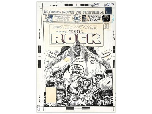 Lot 440 - Joe Kubert Our Army at War #294 Original Art