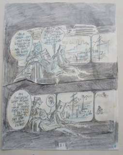 Will Eisner - Originele pagina in schetsversie (p.21) - To the heart of the storm - (1991) | Catawiki