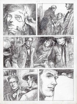 Giorgio Trevisan | Tex Color Tex n.16 La Voce del Killer p.19 | Tavole Originali