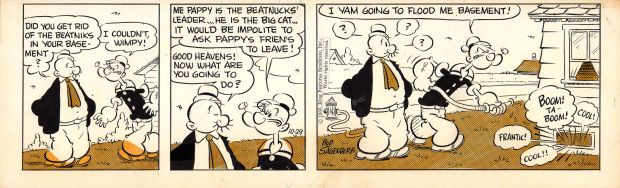Bud Sagendorf | Popeye daily 10-29-1959 | Tavole Originali