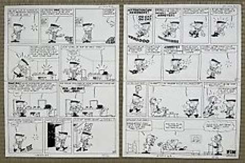 Gennaux, Serge - 2x Planche originale - Lorifiand & Chifmol - (années 1950)