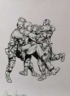 David Murphy - Matteo Cremona - illustrazione originale - Loose page - Unique copy - (2013)