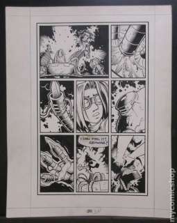 Original Art for Creed Mechanical Evolution Issue 1, Page 20 by Trent Kaniuga | mycomicshop.com